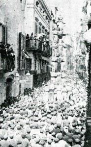 3 de 9 dels Xiquets de Valls / Vilafranca del Penedès, 1881