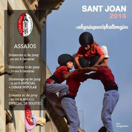 Quatre assajos per Sant Joan