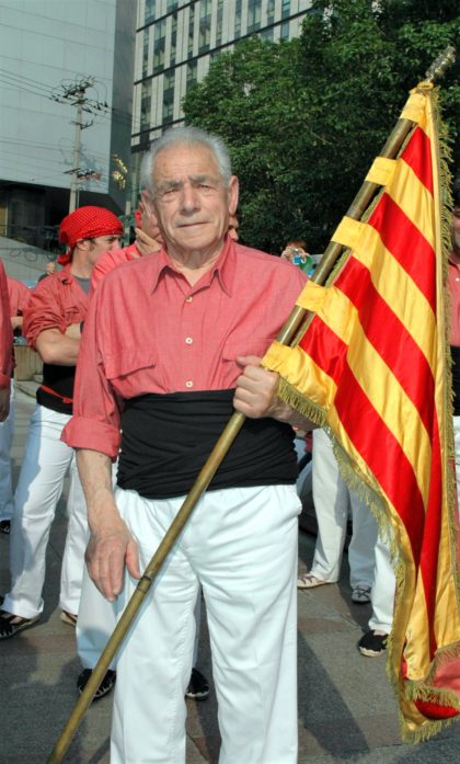 Mor, Magí Güell Figuerola, casteller de més edat de la Colla Vella